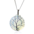 Tree of Life Gemstone Necklace - OpaliteIndian Gemstone NecklacesHeart Notes