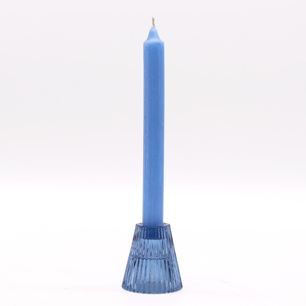 Flip Dinner Candle / Tealight Holder - Royal BlueGlass Candle Holders & JarsHeart Notes