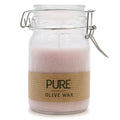 Pure Olive Wax Jar Candle 120x70 - Antique RosePure Olive Wax CandleHeart Notes