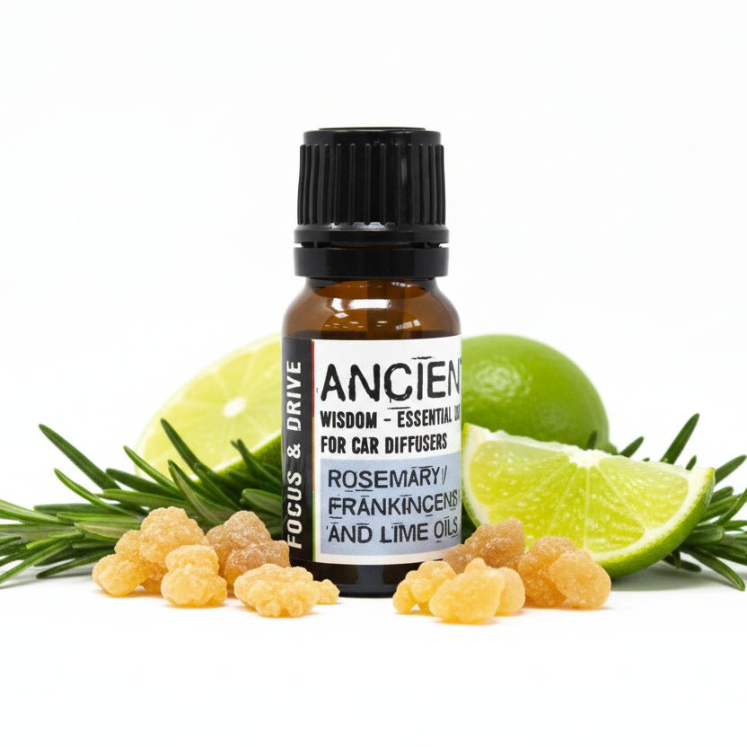 10ml Aromatherapy Car Blend - Focus & DriveAromatherapy Blends for Car DiffusersHeart Notes