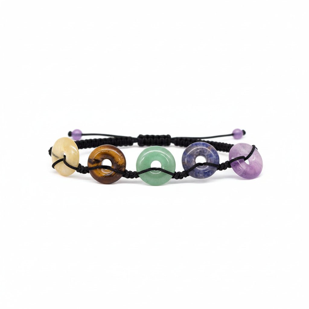 Chakra String Bracelet - Large DonutsChakra String BraceletsHeart Notes
