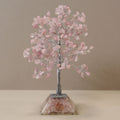 Gemstone Tree with Organite Base - 320 Stone - Rose QuartzGemstone Tree with Orgonite BaseHeart Notes