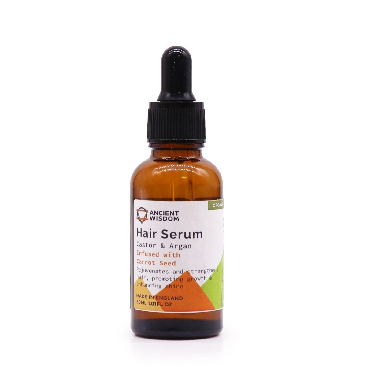Organic Hair Serum 30ml - Carrot SeedOrganic Hair SerumsHeart Notes