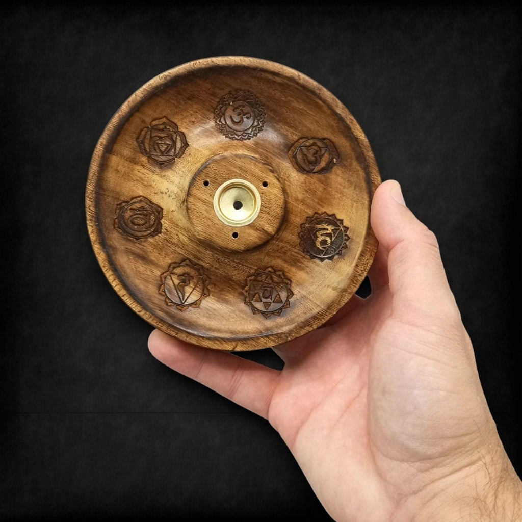 Incense Stick & Cone Burner Disc - 7 ChakraIncense HoldersHeart Notes
