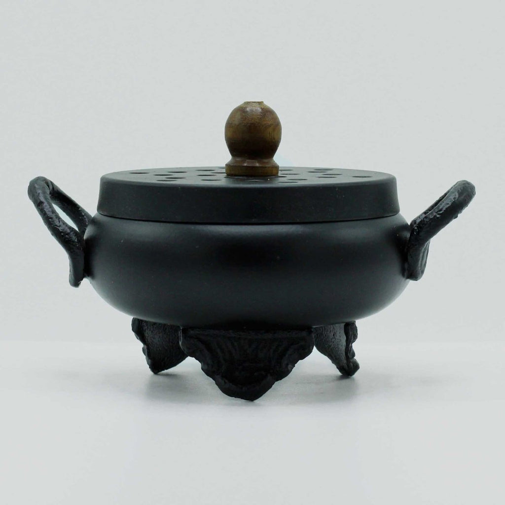 Classic Iron Cauldron BurnerTraditional Brass Incense BurnersHeart Notes