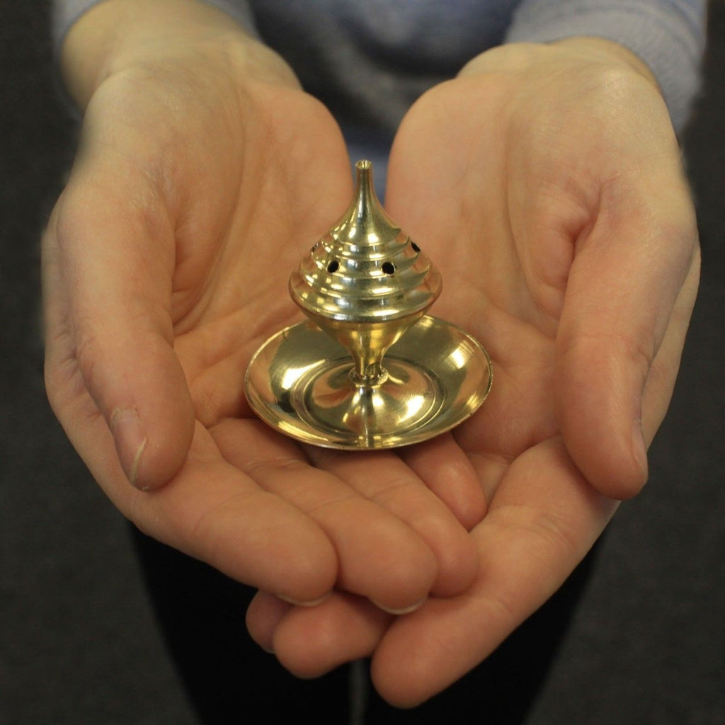 Small Incense BurnerTraditional Brass Incense BurnersHeart Notes