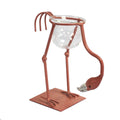 Hydroponic Home Décor - Pink Metal Flamingo Des 3Hydroponic Home DécorHeart Notes