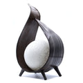 Natural Coconut Lamp - Chocolate Wrapover TwistNatural Coconut LampHeart Notes