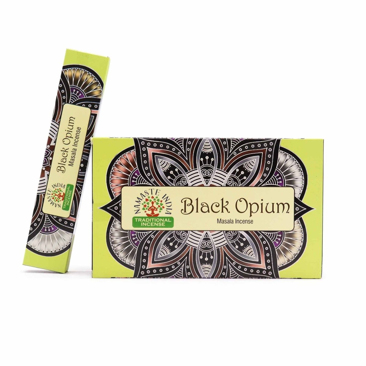 Namaste Mandala Masala Incense - Black OpiumNatural Namaste Masala Incense SticksHeart Notes