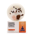 Chakra Crystal Candles - Sacred ChakraChakra Crystal CandlesHeart Notes