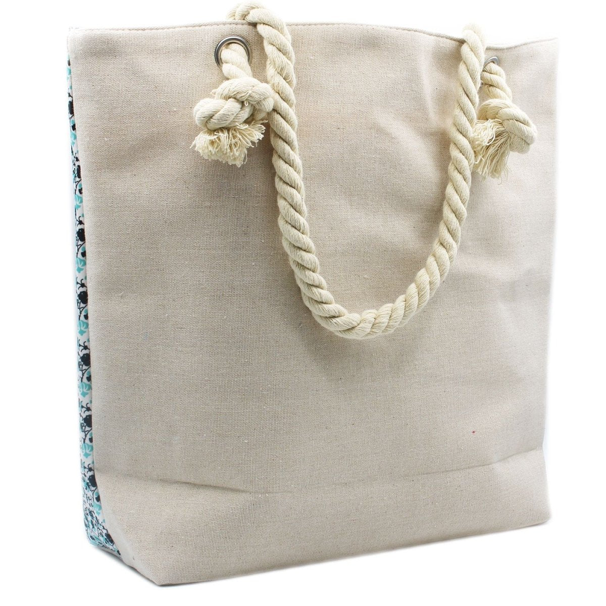 Rope Handle Mandela Bag - Electric BlueRope Handle Mandala BagHeart Notes