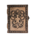 Buddha – Esoteric Notebook – Antique Grey – 200 pages – 17.5x12.5x3cmLeather Notebooks – Vintage Style JournalsHeart Notes