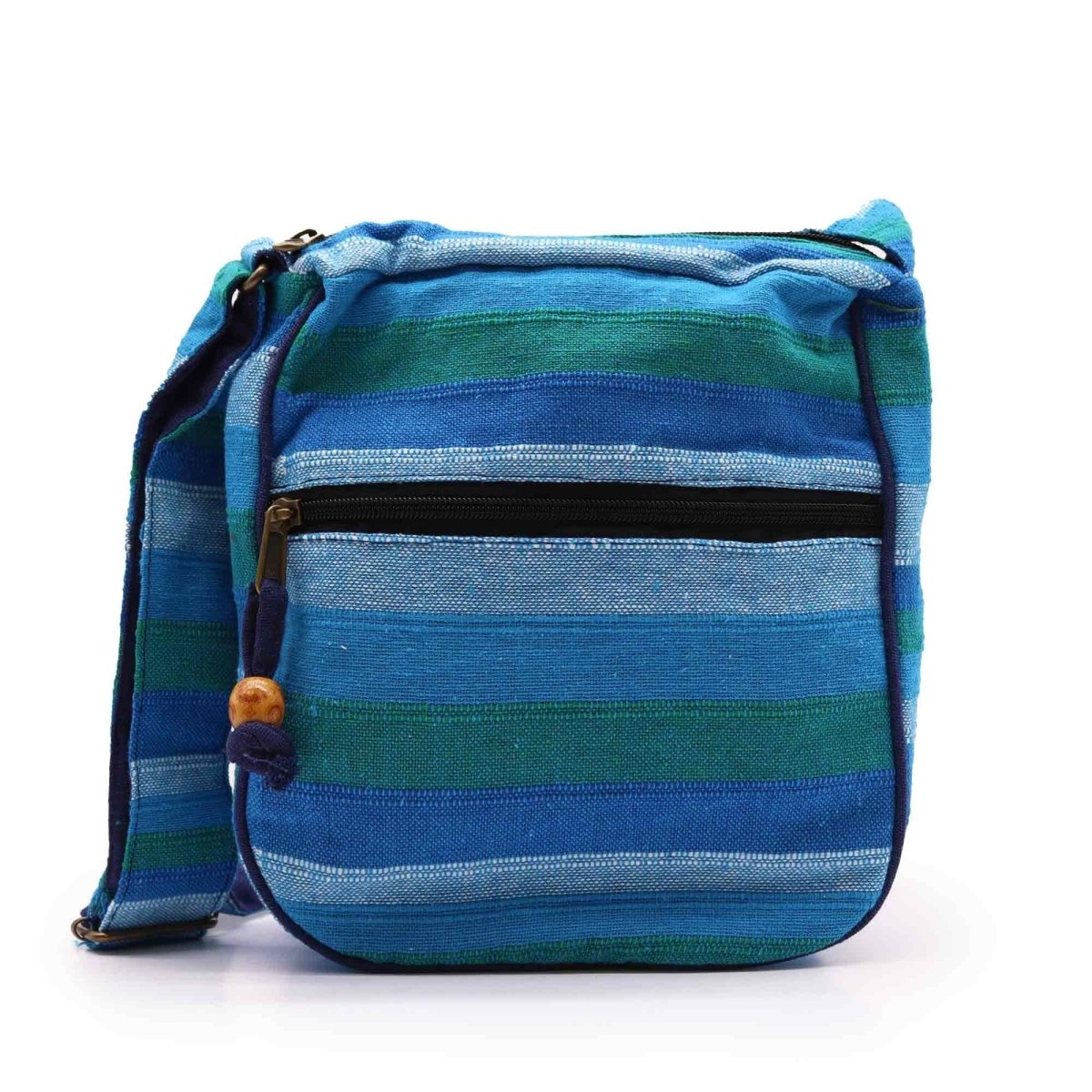 Lrg Nepal Sling Bag (Adjustable Strap) - Blue RiversNepal Sling BagHeart Notes
