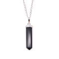 Gemstone Classic Point Pendant - Black AgateGemstone Pendant JewelleryHeart Notes