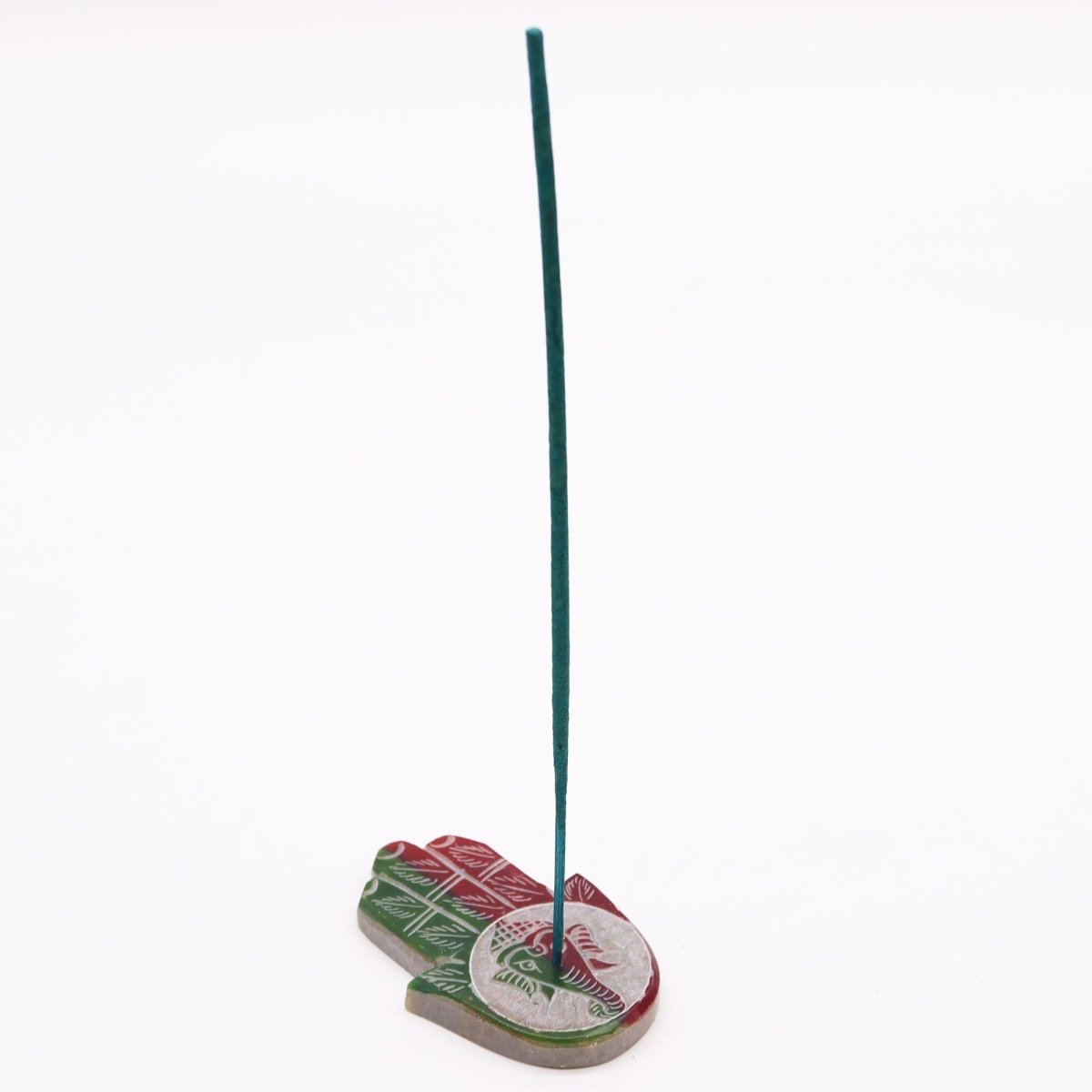 Soapstone Hamsa Incense Holder - GaneshaSoapstone Incense HoldersHeart Notes