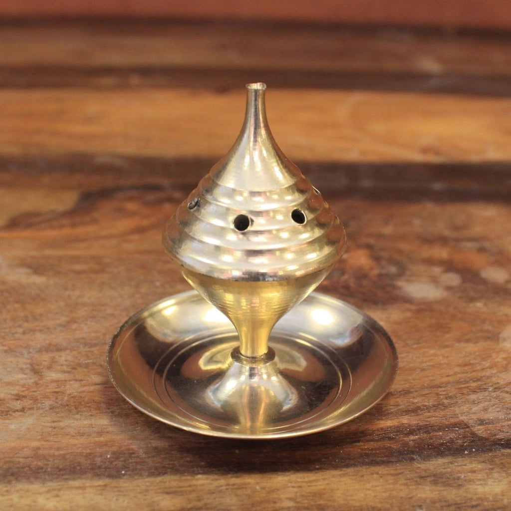 Small Incense BurnerTraditional Brass Incense BurnersHeart Notes