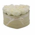 Soap Flower Gift Bouquet - 13 Cream Roses - HeartGift Soap Flower BouquetsHeart Notes