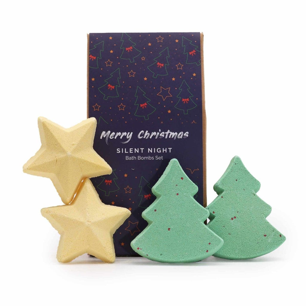 Silent Night Christmas Bath Bomb Gift PackChristmas Bath Bomb Gift PackHeart Notes
