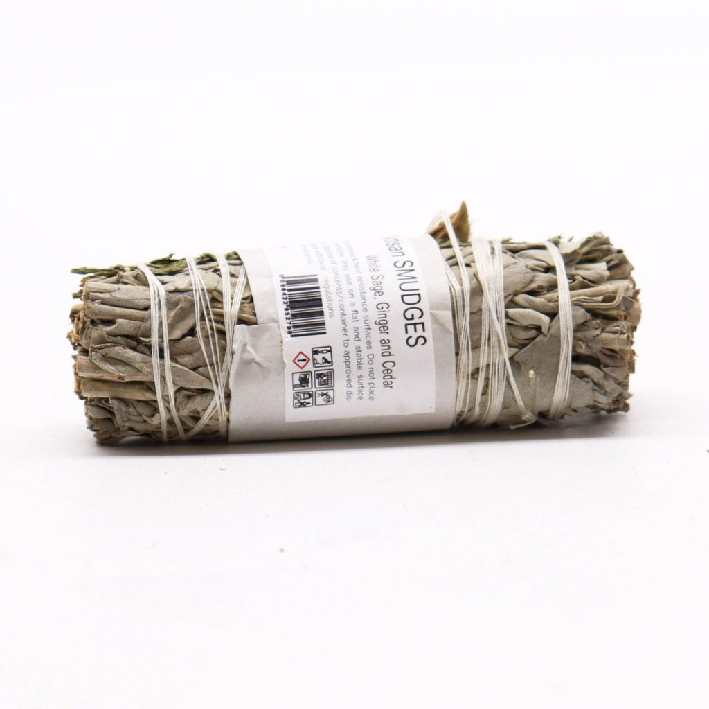 Smudge Stick - White Sage, Ginger and CedarSmudge Sticks - individually wrappedHeart Notes