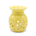 Floral Oil Burner - YellowVarious Shaped Ceramic Oil BurnersHeart Notes