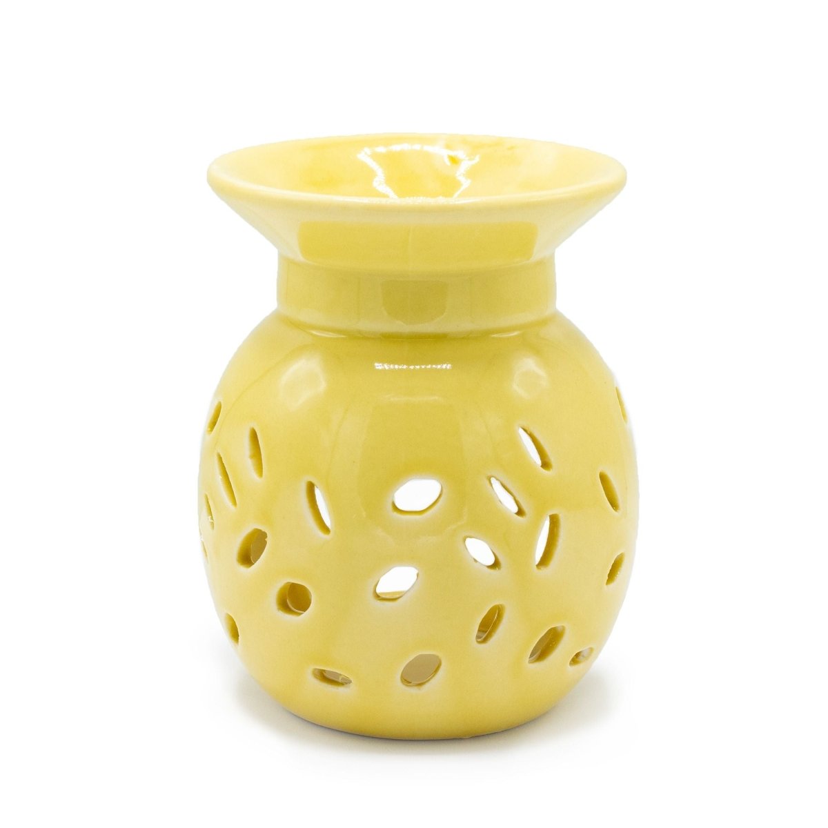 Floral Oil Burner - YellowVarious Shaped Ceramic Oil BurnersHeart Notes