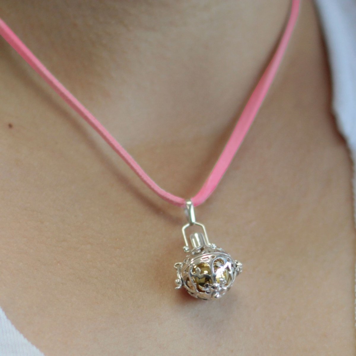 Silver Angel Bell - Guardian - 16mm925 Silver Angel BellsHeart Notes
