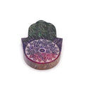 Soapstone Hamsa Incense Holder - Lotus FlowerSoapstone Incense HoldersHeart Notes