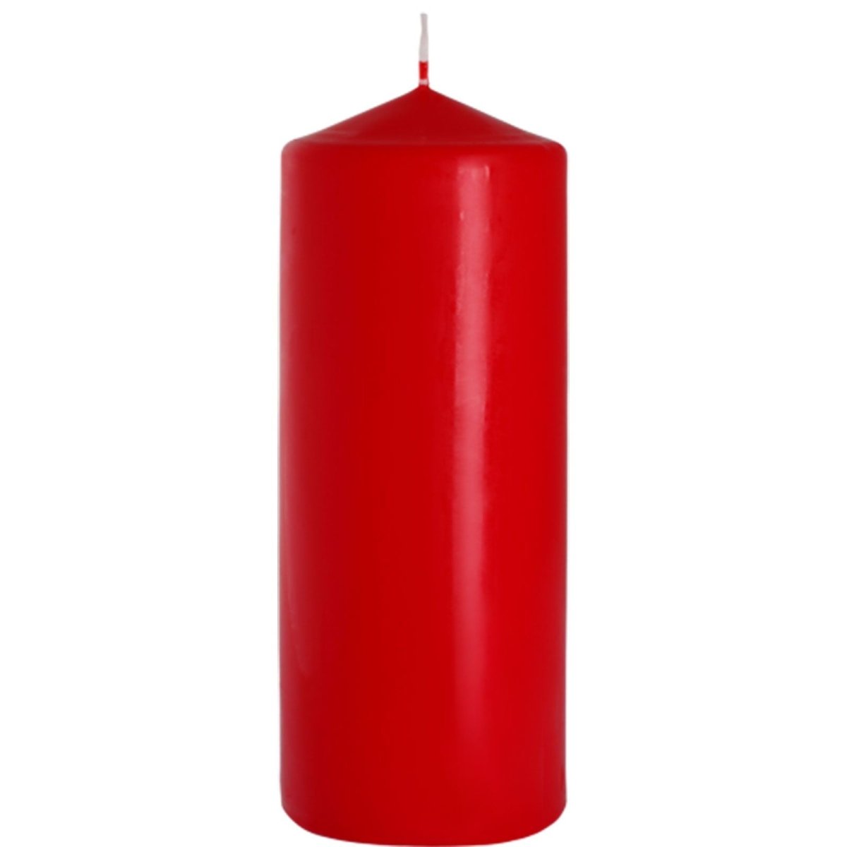 Pillar Candle 80x200mm - RedPillar CandleHeart Notes
