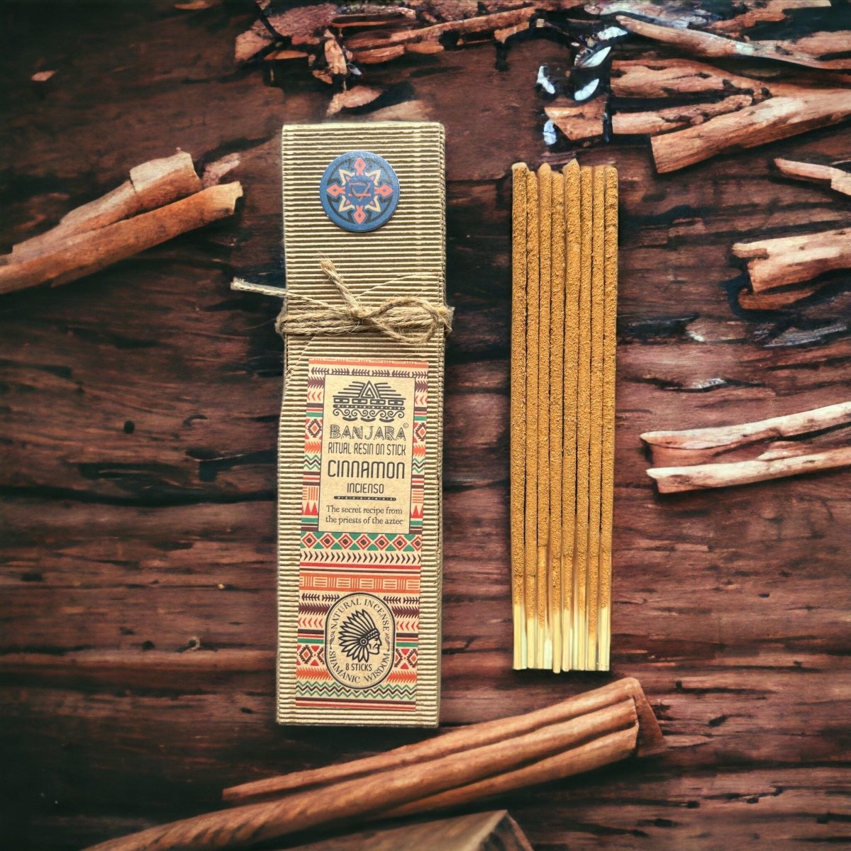 Ritual Resin on Stick - CinnamonRitual Resins on StickHeart Notes