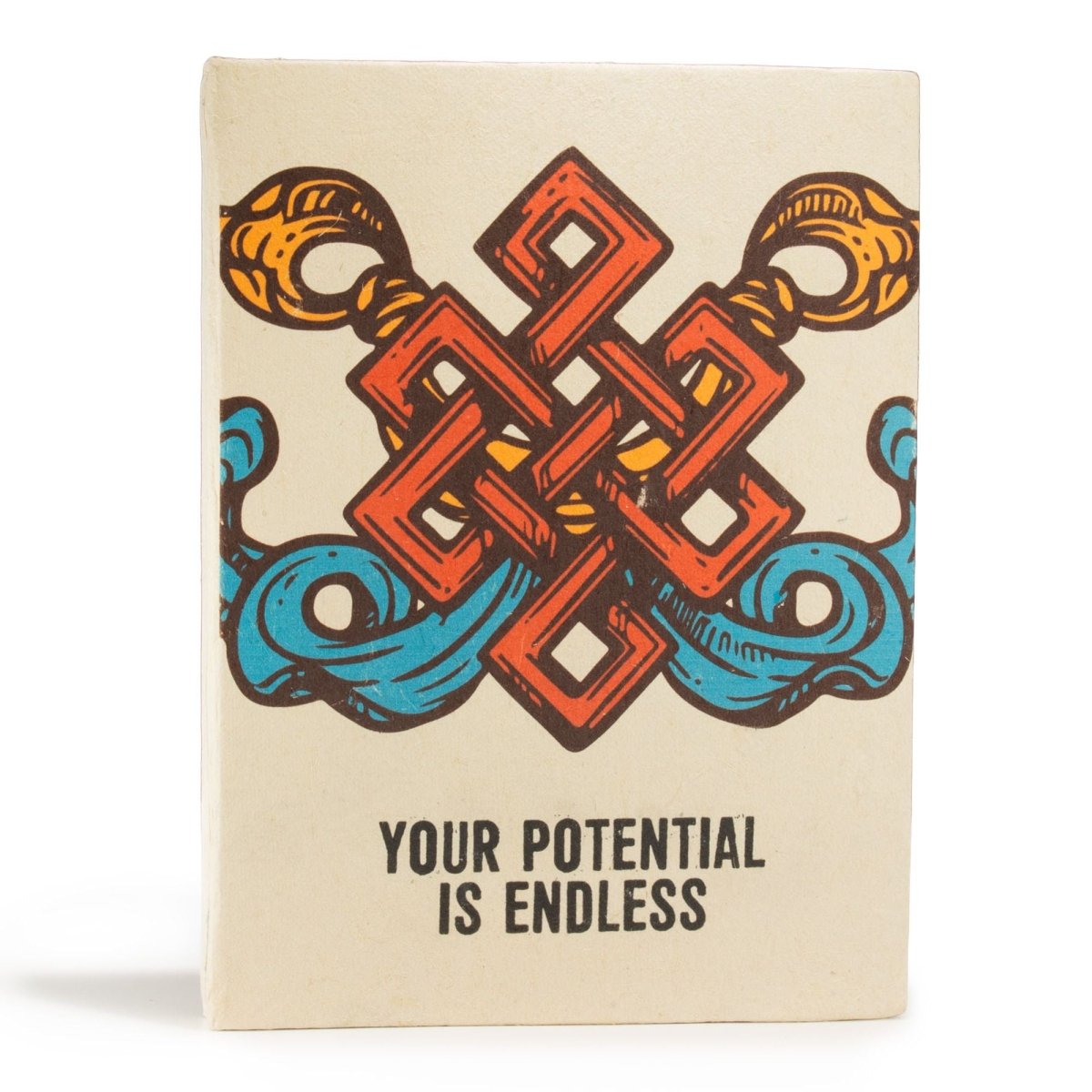 Lokta Inspiration Notebook – Your Potential – Large (21x15cm) – 45 Leaves – Includes BookmarkLokta Paper NotebooksHeart Notes