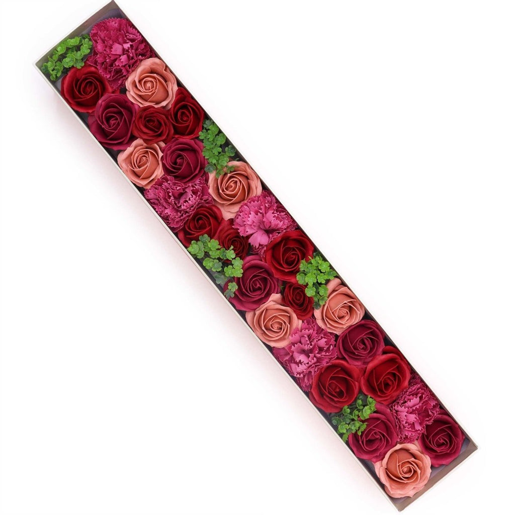 Extra Long Box - Vintage RosesSoap Flower Gift BoxesHeart Notes