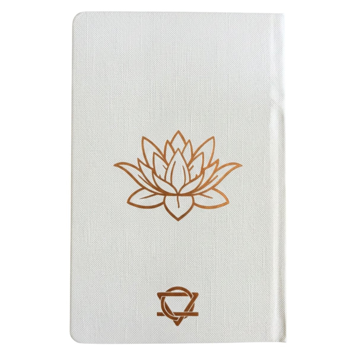White Wellness Journal - 120 pages - Rose Gold Tree of LifeWellness & Gratitude NotebooksHeart Notes