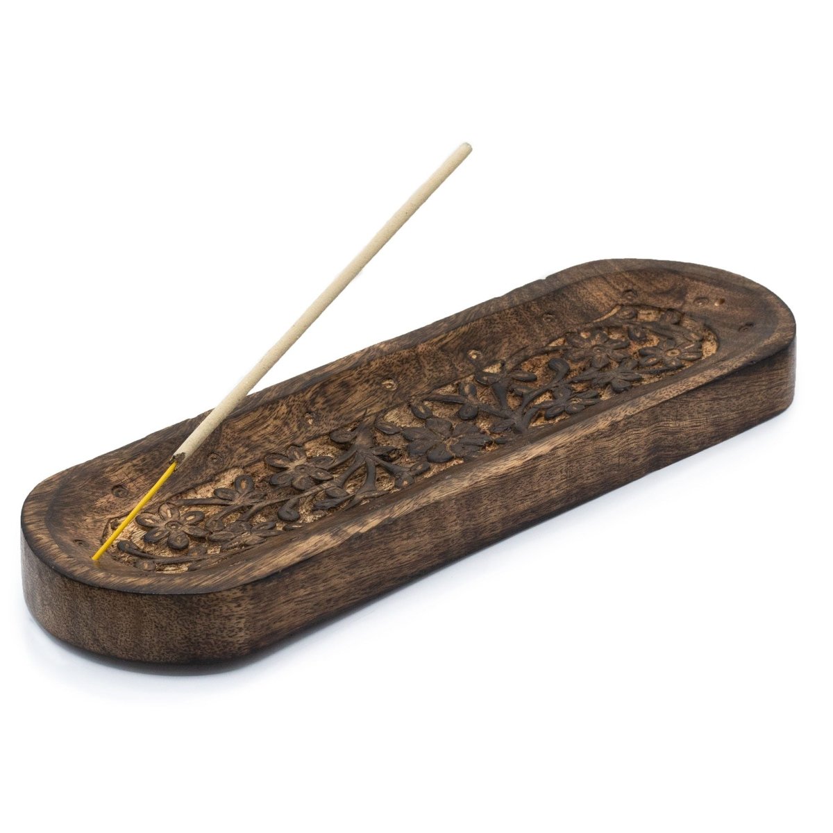 Large Incense Tray 30x10cm - Flower DesignIncense HoldersHeart Notes