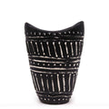 Swirls Shaped Vase - ChocolateBalinese Ceramic VasesHeart Notes
