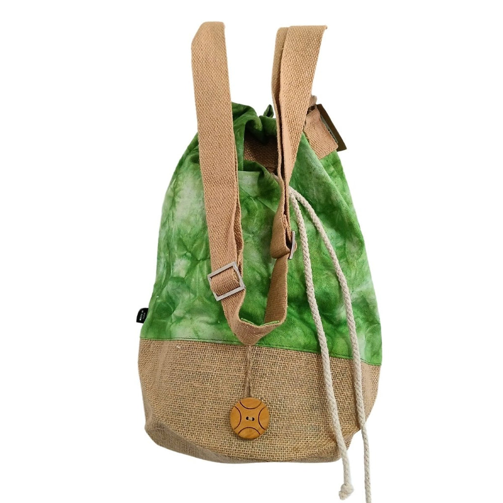 All Natural Backpack - Green Stonewash - Tree of LifeAll Natural BackpacksHeart Notes