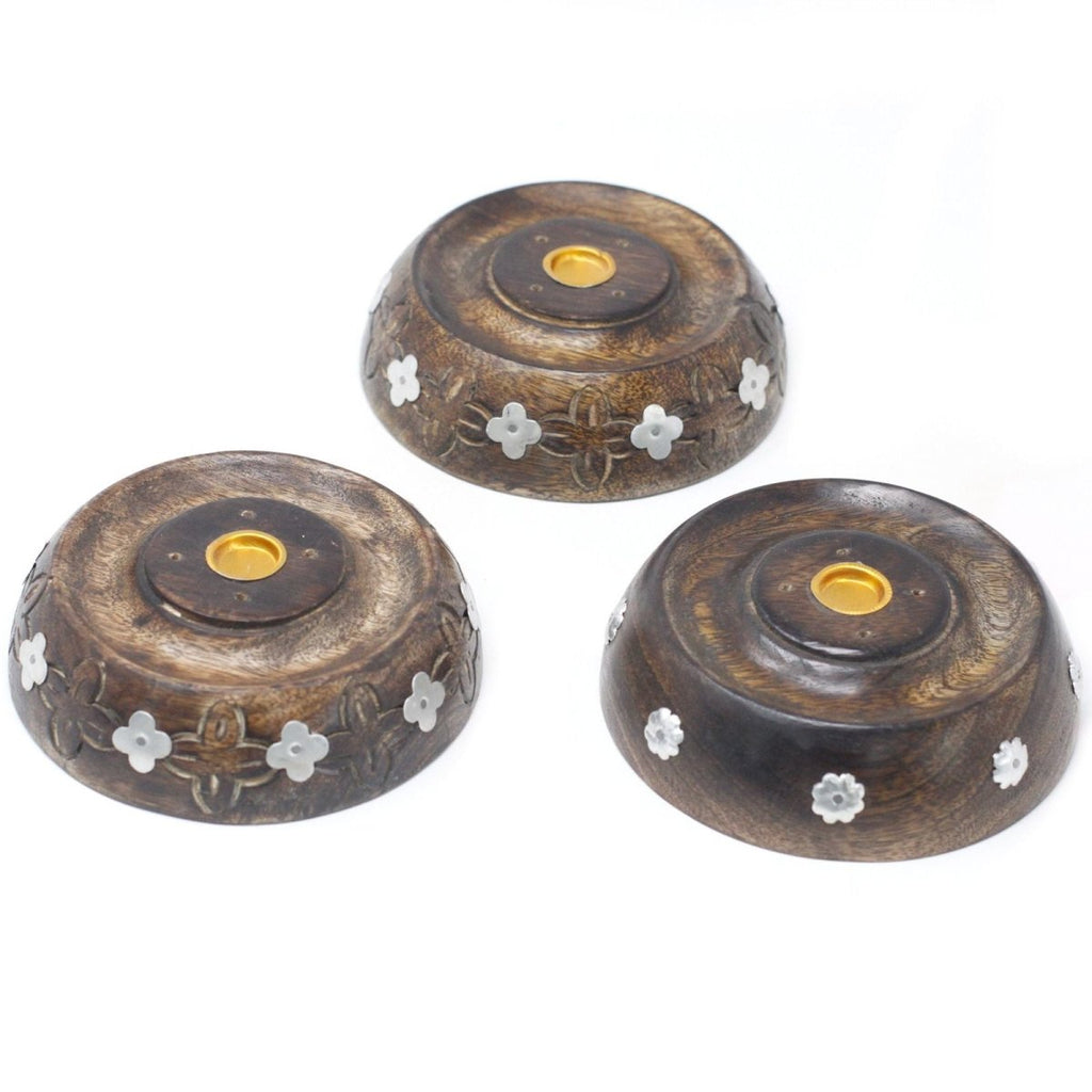 Cone & Stick Burner - Asst Design - Mango WoodIncense HoldersHeart Notes