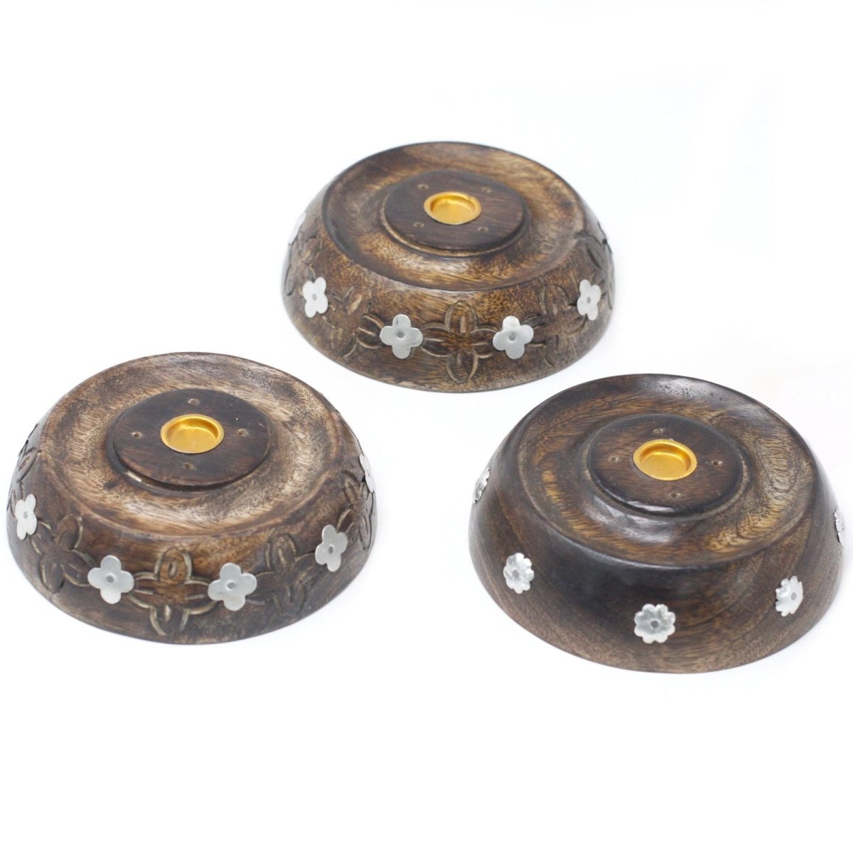 Cone & Stick Burner - Asst Design - Mango WoodIncense HoldersHeart Notes