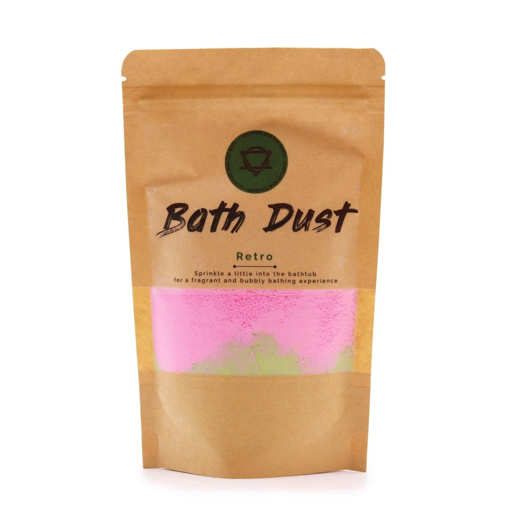 Retro Bath Dust 190gBath Dust - 190gHeart Notes