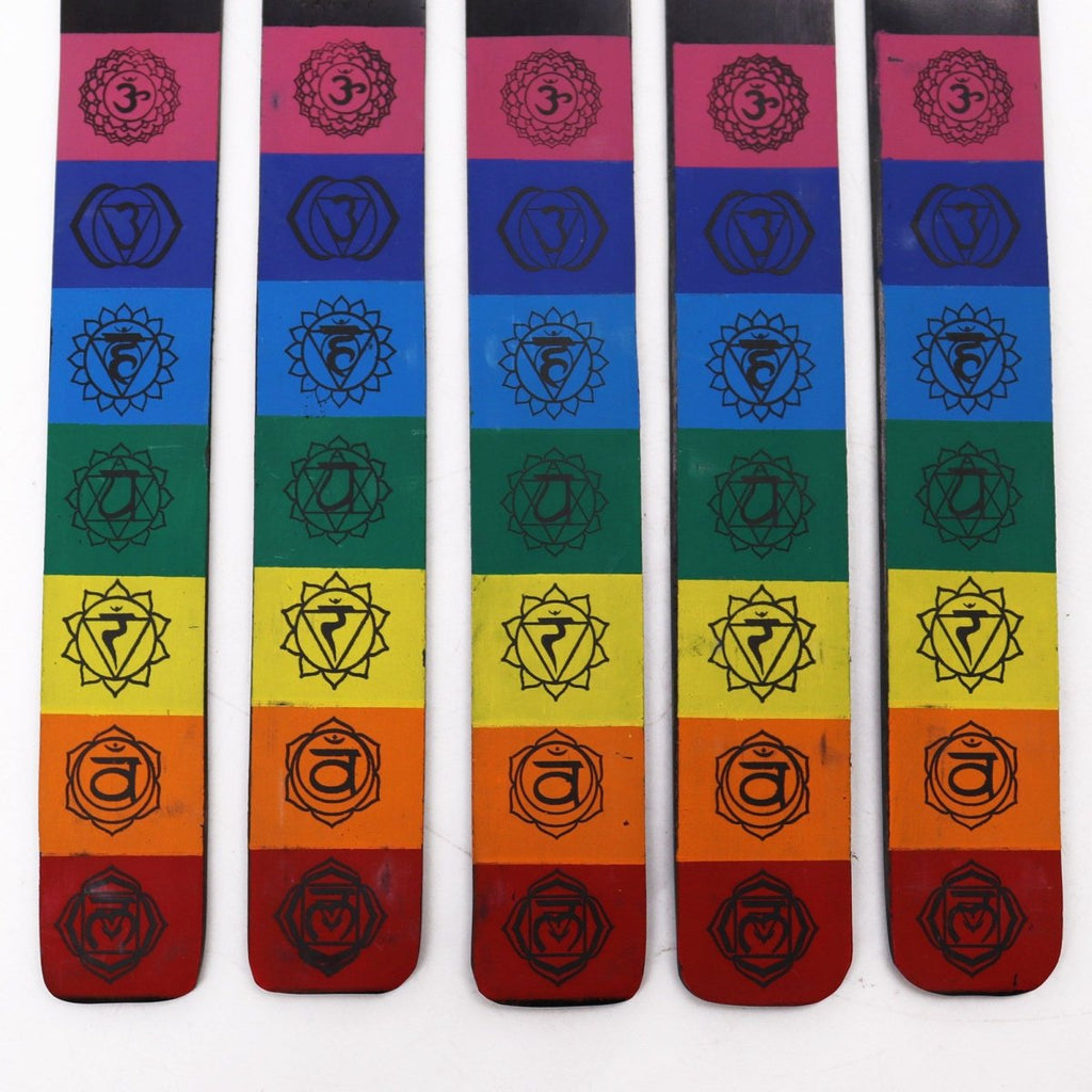 7 Chakra Colour AshcatcherIncense HoldersHeart Notes