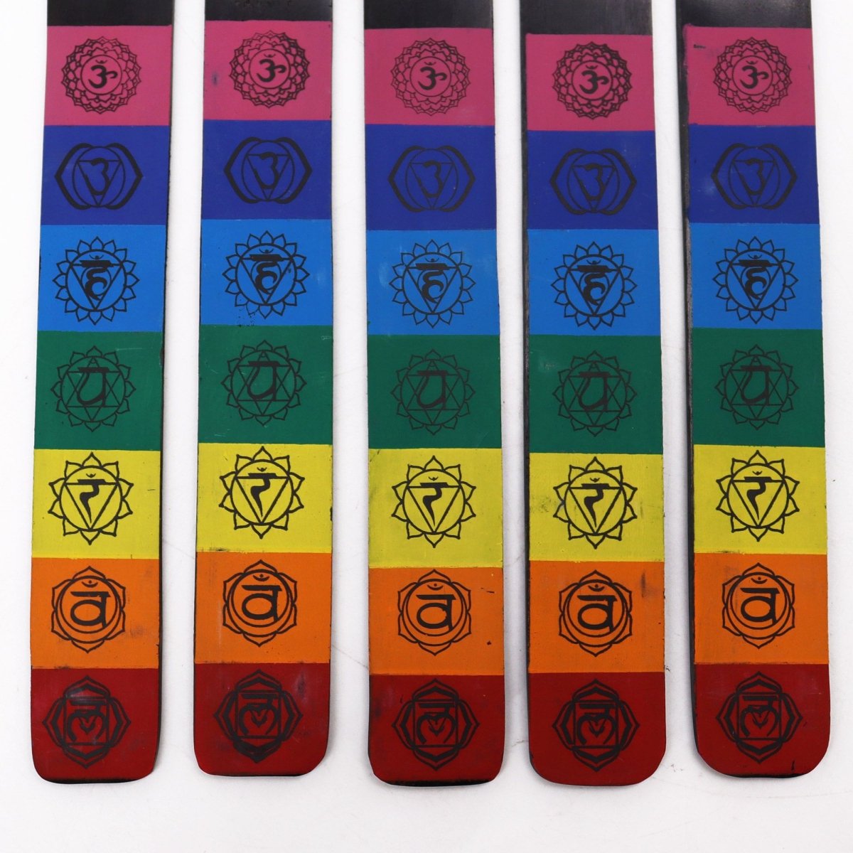 7 Chakra Colour AshcatcherIncense HoldersHeart Notes