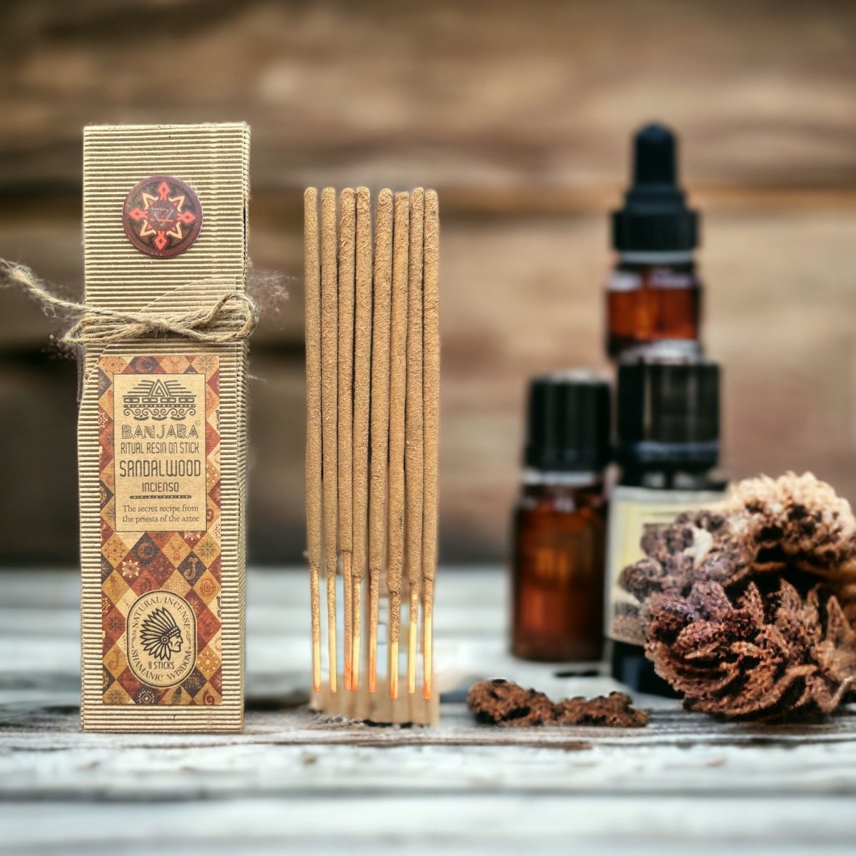 Ritual Resin on Stick - SandalwoodRitual Resins on StickHeart Notes
