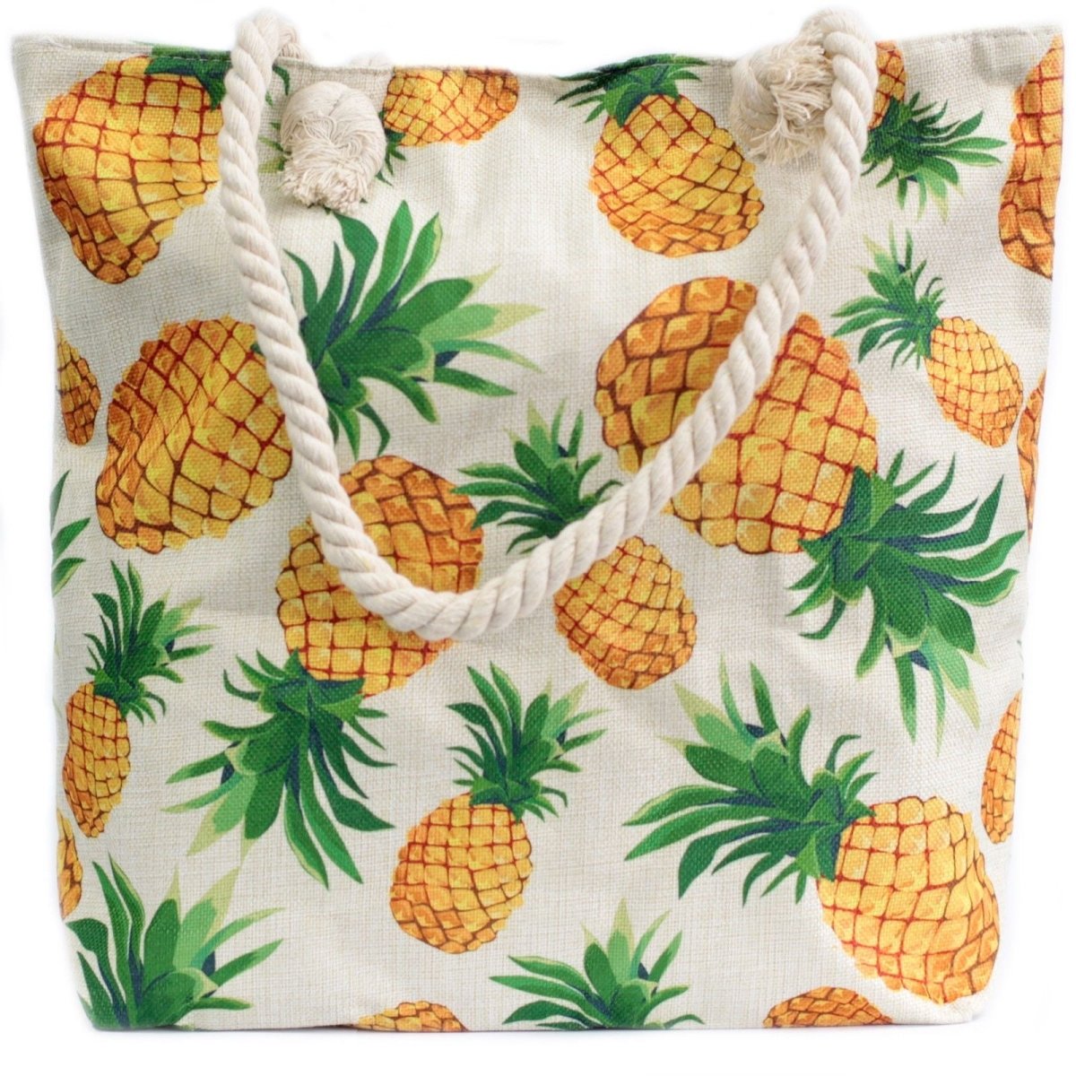 Rope Handle Bag - PineapplesClassic Rope Handled BagsHeart Notes