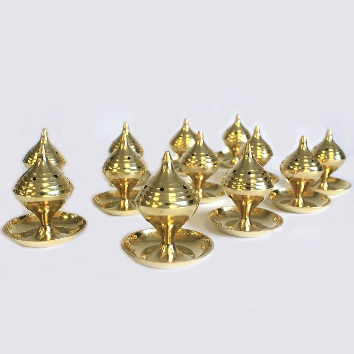 Medium Incense BurnerTraditional Brass Incense BurnersHeart Notes
