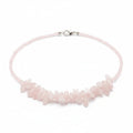 Longstone Gem Necklace - Rose QuartzLongstone Gem NecklacesHeart Notes
