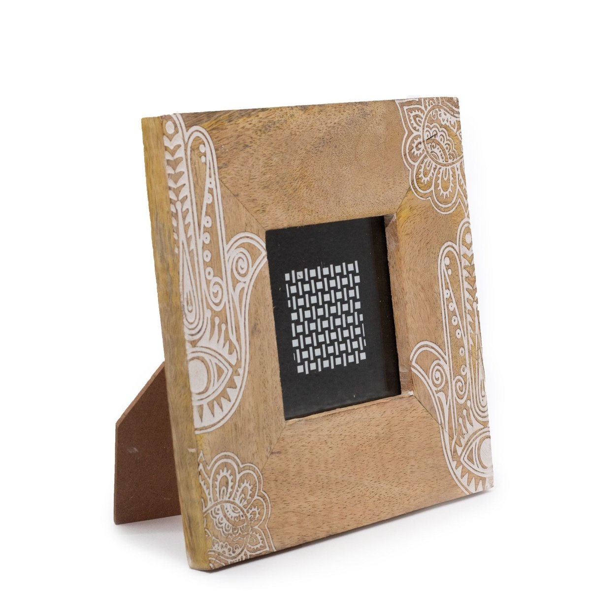 Small Mango Wood Picture Framel (for 10x10cm) 20x20x2cm - Hansa - WhiteMango Wood Picture FramesHeart Notes