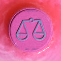 Set of Zodiac Bath Fizzers with Horoscope - LibraZodiac Bath Fizzers with HoroscopeHeart Notes