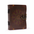 Leather Lotus Mandala Deckle - edge NotebookLeather Notebooks – Vintage Style JournalsHeart Notes
