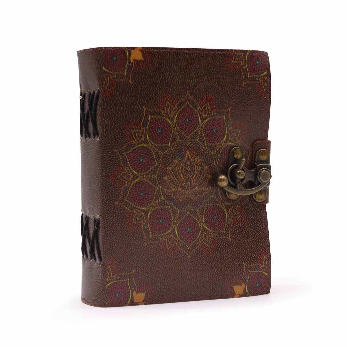 Leather Lotus Mandala Deckle - edge NotebookLeather Notebooks – Vintage Style JournalsHeart Notes
