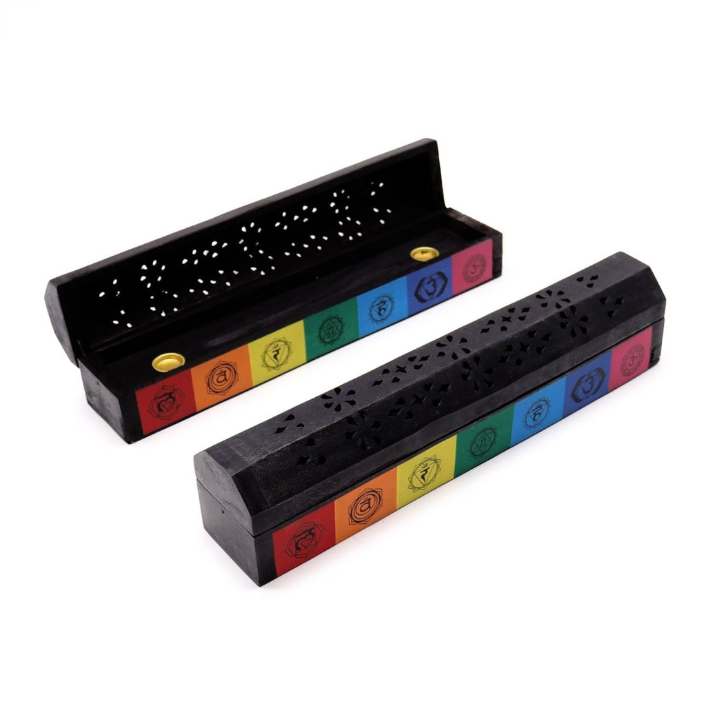 7 Chakra Colour Smoke BoxIncense HoldersHeart Notes