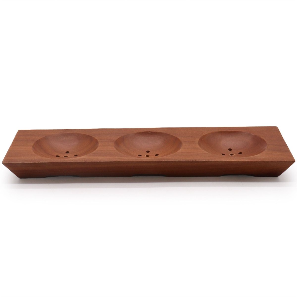 Three Bay Mahogany Soap DishClassic Mahogany Soap DishesHeart Notes